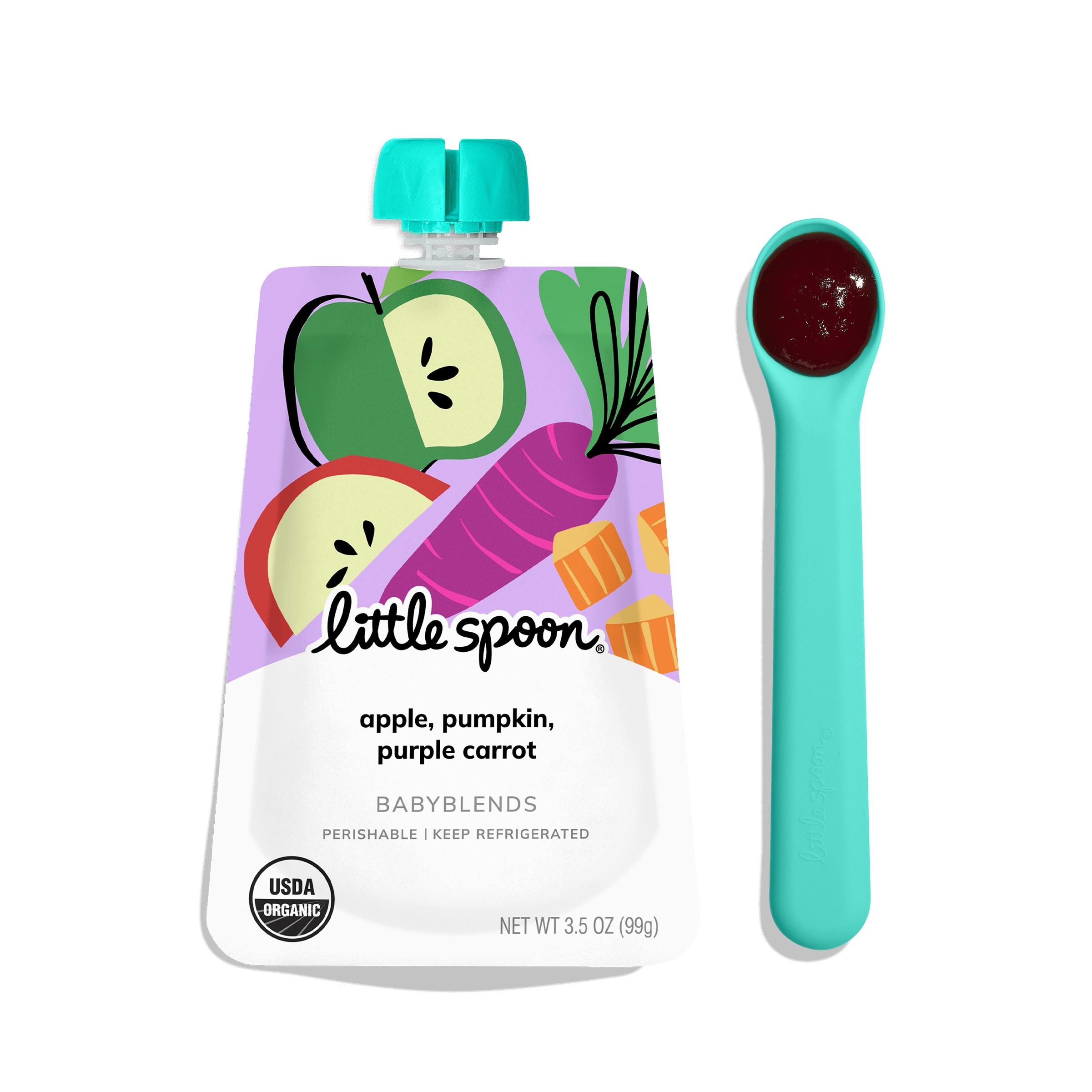 Blend of Apple, Pumpkin, Purple Carrot