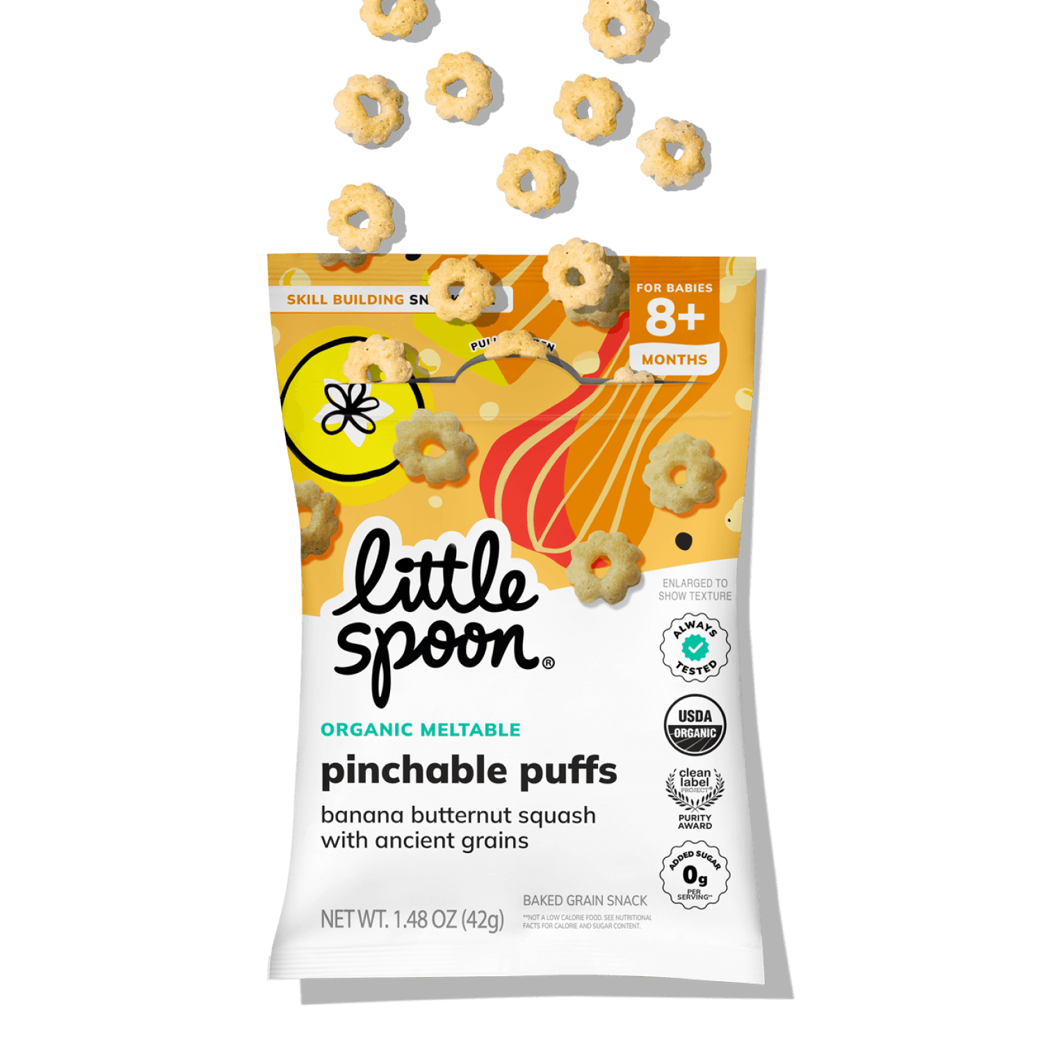 Puff of Banana Butternut Squash Pinchable Puffs