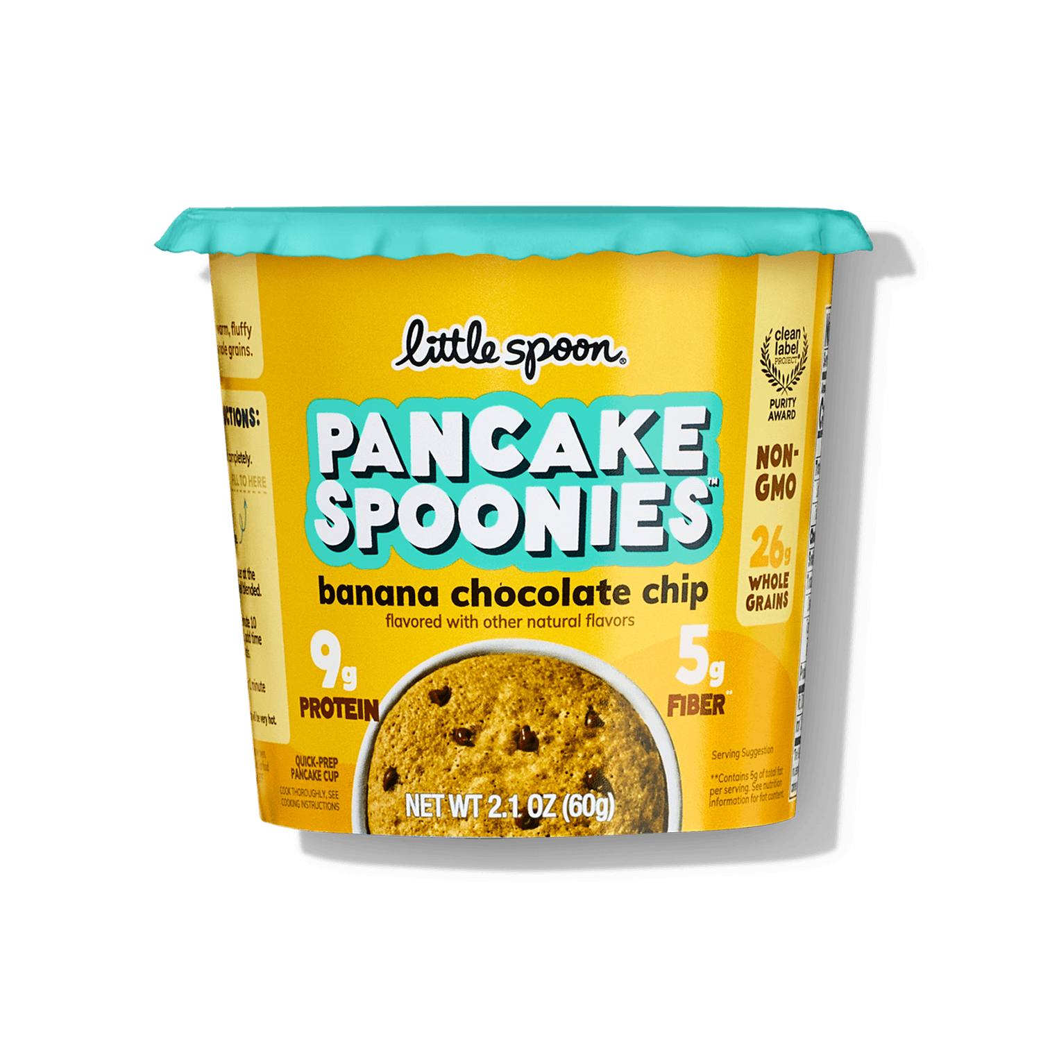 Snack of Banana Chocolate Chip Pancake Spoonies
