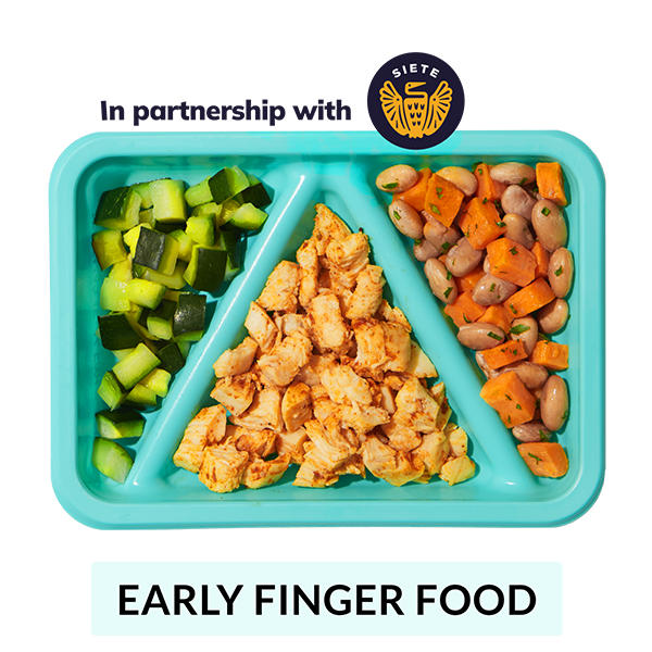 Chicken Taco Bites Biteable early finger food crafted with Siete
