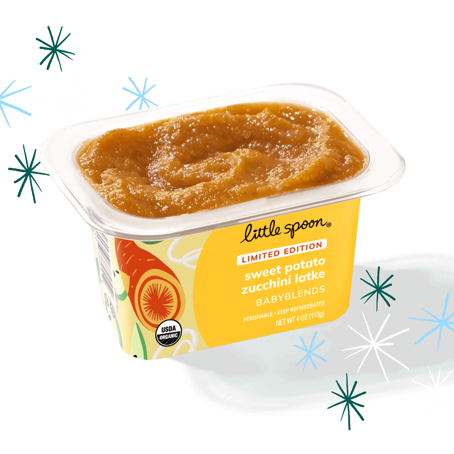 Blend of Limited Edition Sweet Potato Zucchini Latke